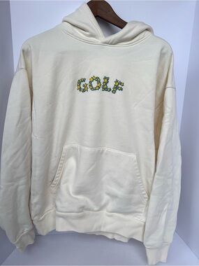 Golf Wang Star Logo Hoodie Cream / Off-White - Men's XL